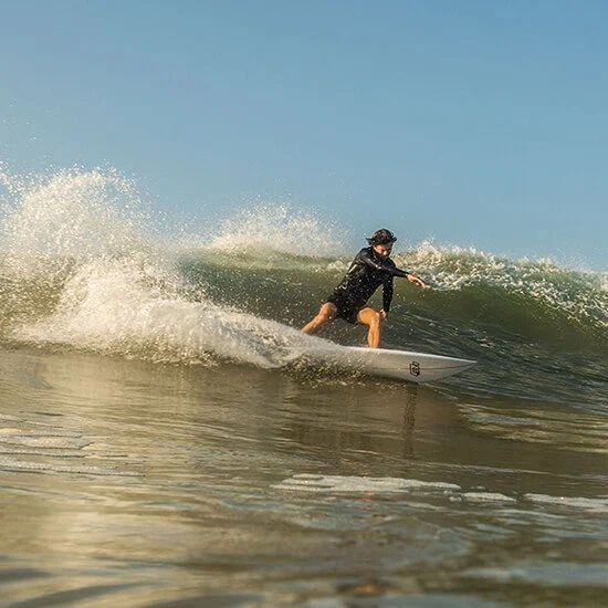 Andy Banner Surfing in Talalla