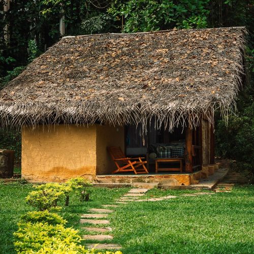 Bamboo hut at talalla retreat