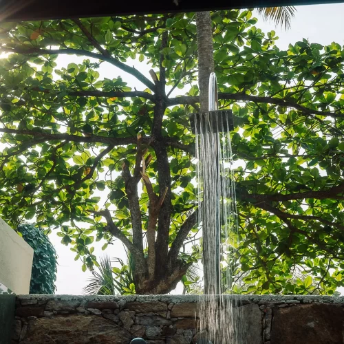 Open Air Bathrooms at Talalla Retreat