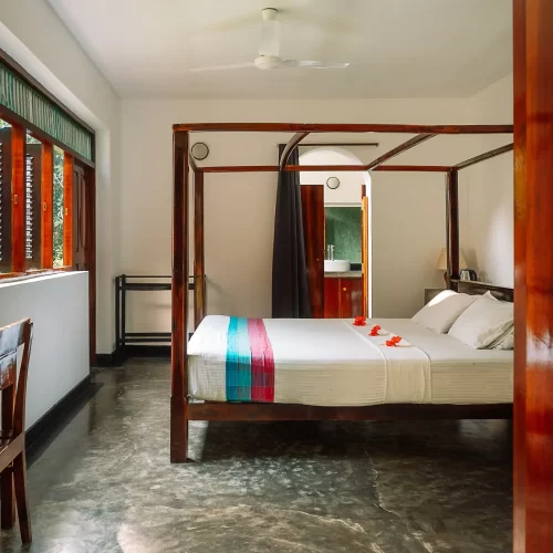 bedrooms at talalla retreat Sri Lanka